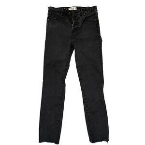 Abercrombie & Fitch The Super Skinny Ankle High Rise Black Jeans Size 28/6